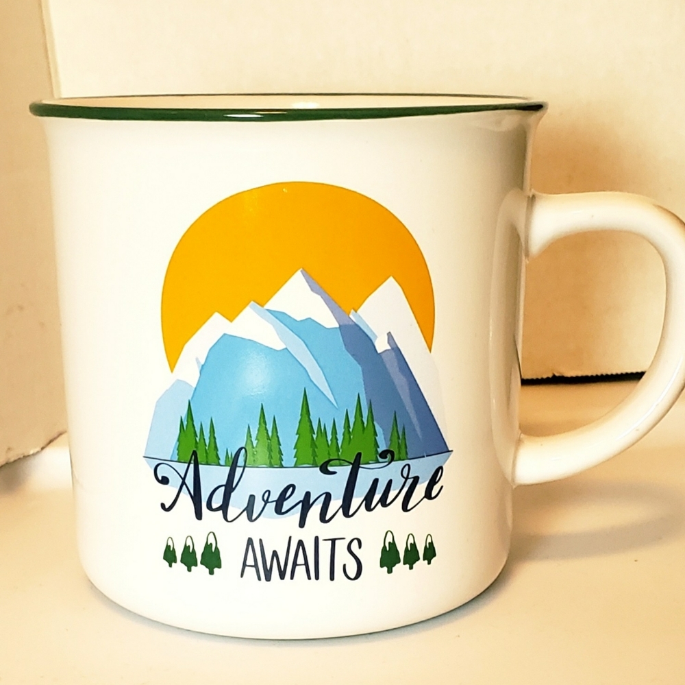 Orly Maison Coffee Mug "Adventure Awaits"